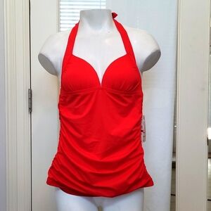 NWT Tommy Bahama Red Tankini Top